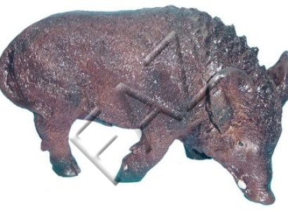 Wild boar figure garden statue sculpture figures sculptures decoration decoration new!